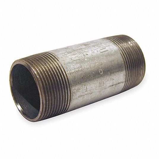 3-1/2-inch Galvanized Pipe Nipple